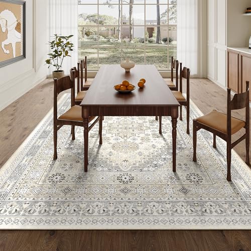 5x8 Area Rugs for Living Room (Beige/Grey / 5' x 8' (Rectangular))