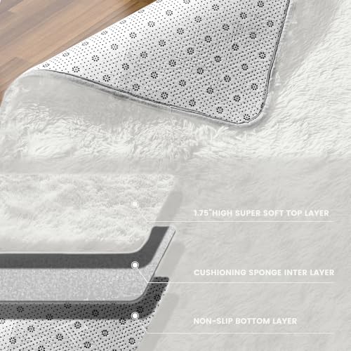 Large Area Rugs for Living Room (Cream White / 6' x 9' (Rectangular))