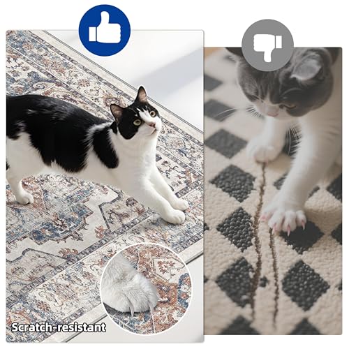 2 Piece Kitchen Runner Rug Set (2x3+2x4 / Brick)
