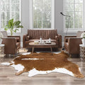 Faux Cowhide Rug (3' x 4' (Irregular) / Brown)