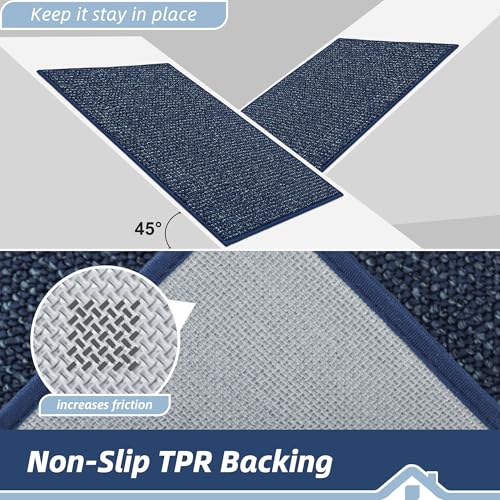 Kitchen Rugs 32"x48" (Blue / 32" X 48" (Rectangular))