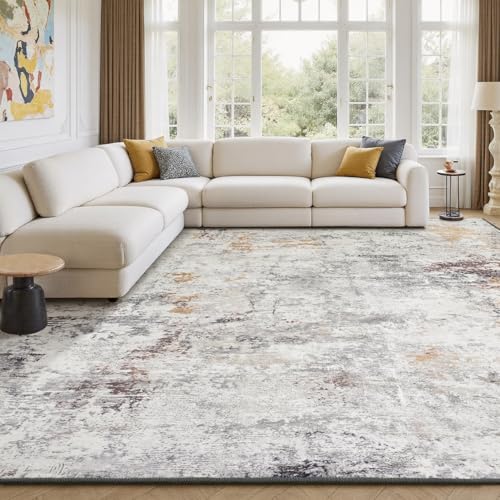 8x10 Area Rugs for Living Room (Sandstone Beige Grey / 8' x 10' (Rectangular))