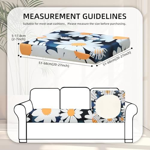 8 Pcs Outdoor Cushion Covers (Chrysanthemum / 8PCS)