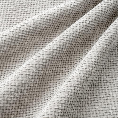 Soft Decorative Chenille Pillow Covers Light Gray 20x20 Pack of 4 (20" x 20" (Pack of 4) / Light Gray)