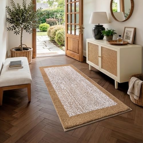 48x24 Long Bathroom Rugs Non Slip Washable (Coffee / 2' x 4' (Rectangular))