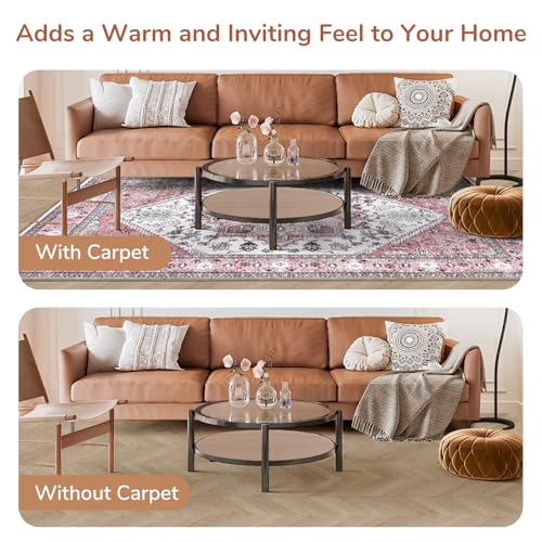 Soft Area Rugs 5x7 (5' x 7' (Rectangular) / Pink)