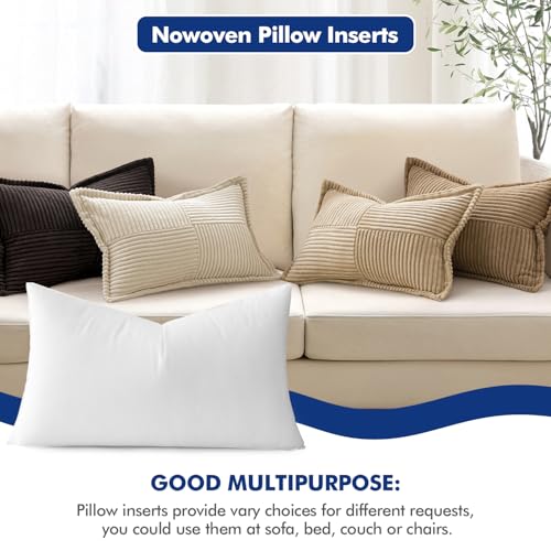 Pillow Insert 12x24 Inch Decorative Rectangle Throw Pillow Inserts (12x24 Inch)