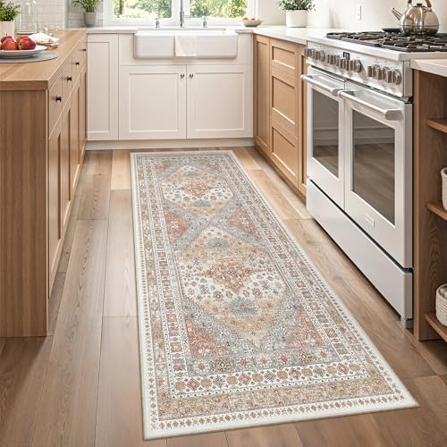 2x6 Runner Rug Non Slip (Orange / 2' x 6' (Runner))