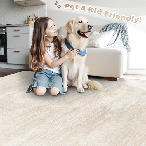 Area Rugs 9x12 for Living Room (Beige / 9' x 12' (Rectangular))