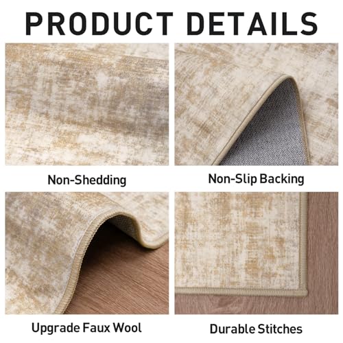 9x12 Area Rugs for Living Room (Beige / 9' x 12' (Rectangular))