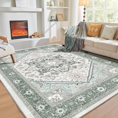 Soft Area Rugs 4x6 (4' x 6' (Rectangular) / Green)