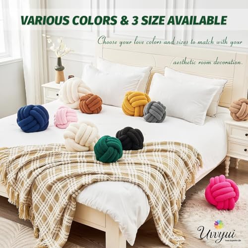 Knot Pillow Ball (Dark Green / Small (Pack of 1))
