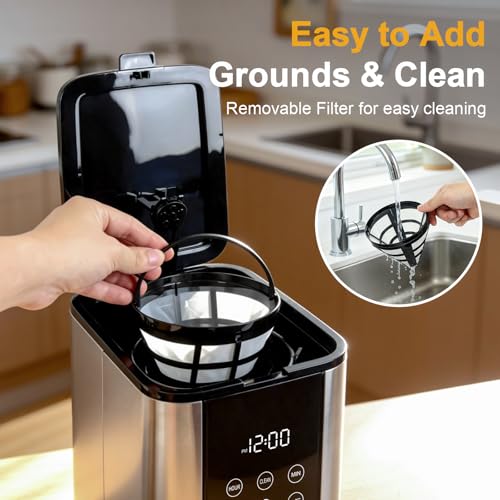 10 Cup Programmable Coffee Maker (13.19 Inch)