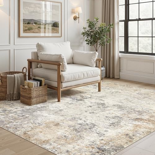 5x7 Area Rug Living Room Rugs (Golden Grey / 5' x 7' (Rectangular))