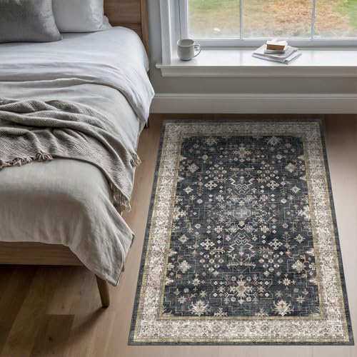 Large 3x5 Entryway Rug Indoor (3' x 5' (Rectangular) / Ashen / Multi)