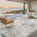 9x12 Area Rugs for Living Room Washable Rug Abstract Pink (Pink/Grey / 9' x 12' (Rectangular))