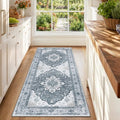Washable Area Rug (Grey/White/Beige / 2' x 6' (Rectangular))