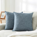 Throw Pillow Covers 20x20 (Blue-2pack / 20" x 20" (Pack of 2))