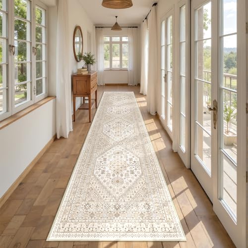 Runner Rug 2x10 (Cream/Beige / 2' x 10' (Runner))