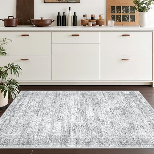 3x4 Rugs for Entryway (Grey/Ivory / 3' x 4' (Rectangular))