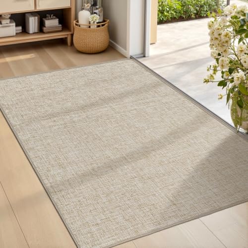 Ultra Thin Indoor Door Mat 24"x36" (Khaki / 2' X 3' (Rectangular))