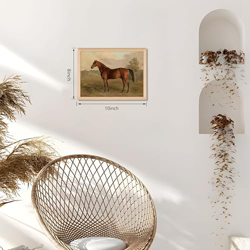 Rustic Horse Wall Art (Brown Horse / 10"L x 8"W)