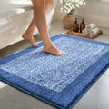 48x32 Large Bathroom Rugs Non Slip Washable (Blue / 2'8" x 4' (Rectangular))