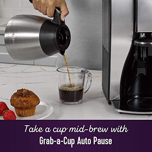 10 Cup Programmable Coffee Maker (Stainless Steel / 10 Cup Thermal Carafe + Strong Brew)