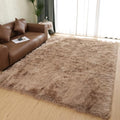 Camel Living Room Rugs Faux Sheepskin Fur 6x9 Area Rugs for Bedroom Fluffy Washable Large Rug for Floor Rug Home Decor Beige Rectangle (6' x 9' (Rectangular) / Beige)