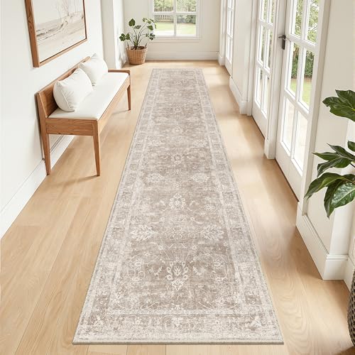 Runner Rug 2x10 for Hallway (Brown/Sand / 2' x 10' (Runner))
