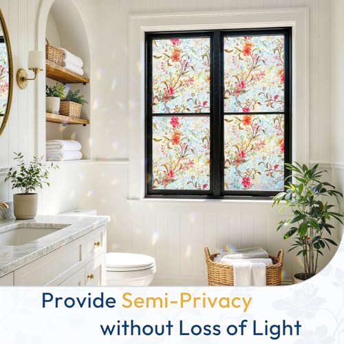 Stained Glass Window Privacy Film (35.4" x 118.1" / Cosmos)