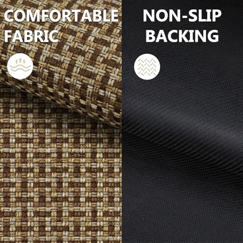 Door Mat Indoor Entrance 24"x36" (Brown-1 / 2' X 3' (Rectangular))
