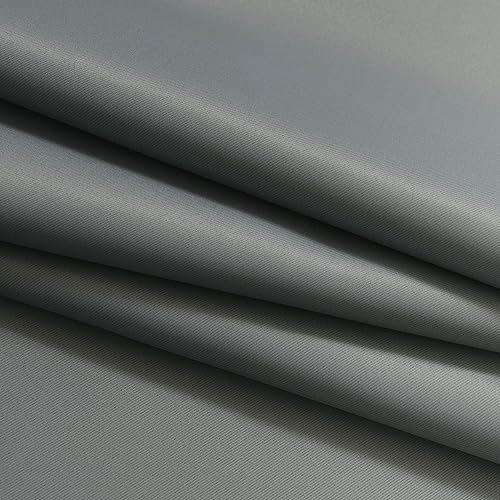 Ombre Curtains Grey and Greyish White for Living Room (52"W x 90"L (Pack of 2) / Grey)