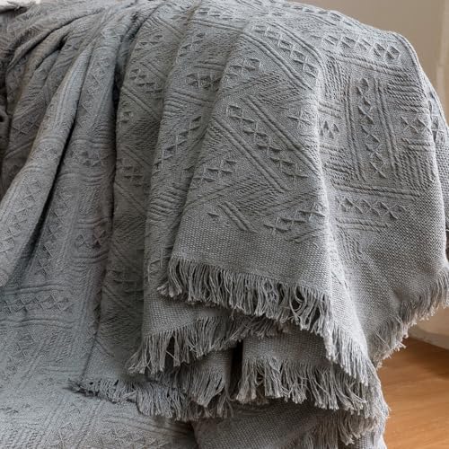 2 Piece Sectional Couch Cover for L Shape Sofa Dark Grey XL (Dark Grey / X-Large)