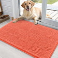 Dog Door Mat for Muddy Paws 35x24 (Coral / 35" X 24")
