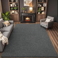 6x9 Area Rugs for Living Room Non Slip Bedroom Rug (6' x 9' (Rectangular) / Black and White)