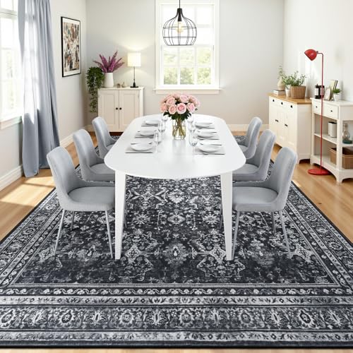 9x12 Area Rugs for Living Room (Black / 9' X 12' (Rectangular))
