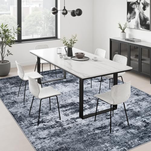 9x12 Area Rug Living Room (Black / 9' x 12' (Rectangular))