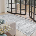 Washable Kitchen Runner Rug 3x6 Hallway Entry Rugs Non (Grey / 3' x 6' (Runner))