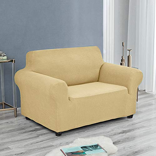 Stretch Chair Couch Cover (Champagne / Small（35" - 55"）)