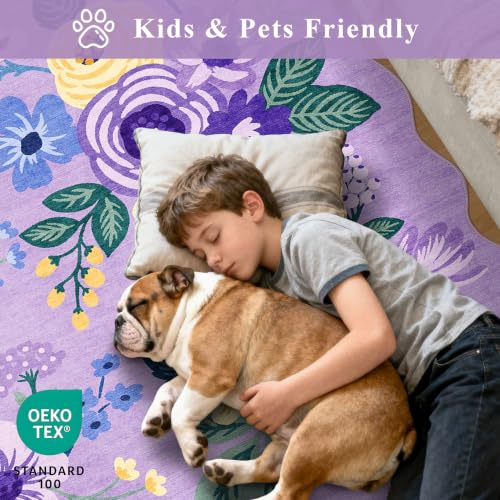 2x3 Rugs for Entryway (Purple (Big) / 2' x 3' (Rectangular))