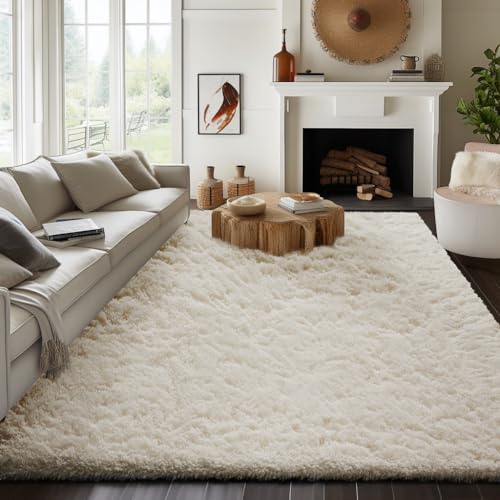 8x10 Area Rugs for Living Room (2- Ivory / 8' x 10' (Rectangular))