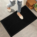 Sturdy Front Door Mat (Black / 2' x 3' (Rectangular))