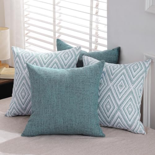 Throw Pillow Covers 20x20 (Blue / 20" x 20" (Pack of 4))