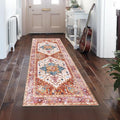 Washable Runner Rug (2' x 6' / Pink)