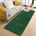 2x8 Machine Washable Runner Rugs for Hallway (2x8 Ft / Dark Green)