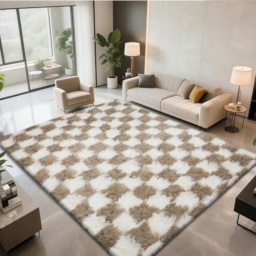 Large Shag Area Rug for Bedroom