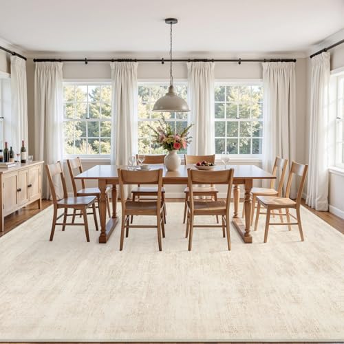 8x10 Area Rugs Living Room (Retro Beige / 8' x 10' (Rectangular))