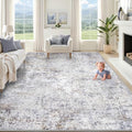 8x10 Area Rugs for Living Room (Blue Grey / 8' x 10' (Rectangular))