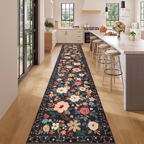 2x14 Runner Rug (Black / 2' x 14' (Rectangular))